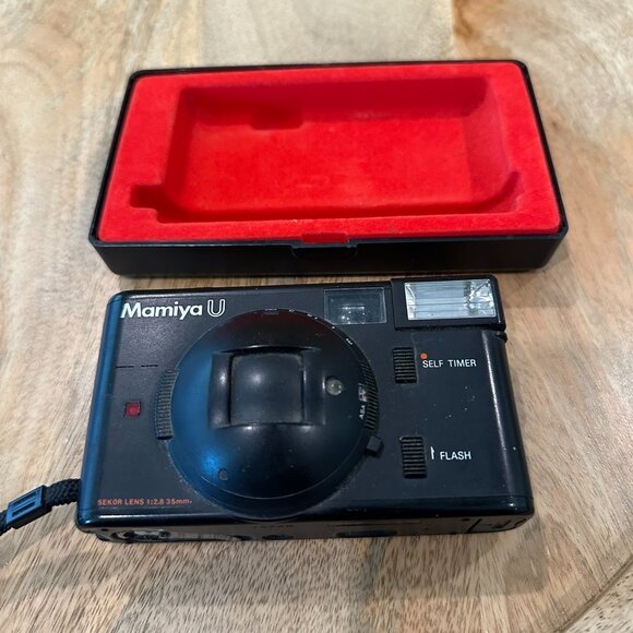 Mamiya U 35mm Point & Shoot Film Camera f/2.8 Lens Black Untested - Picture 14 of 14